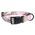 Tandy Leather Factory Leather Brothers 102QKNRT-PK 0.75 in. Kwkklp Adjustable 14-20 in. Pnk Camo Collar 102QKNRT-PK